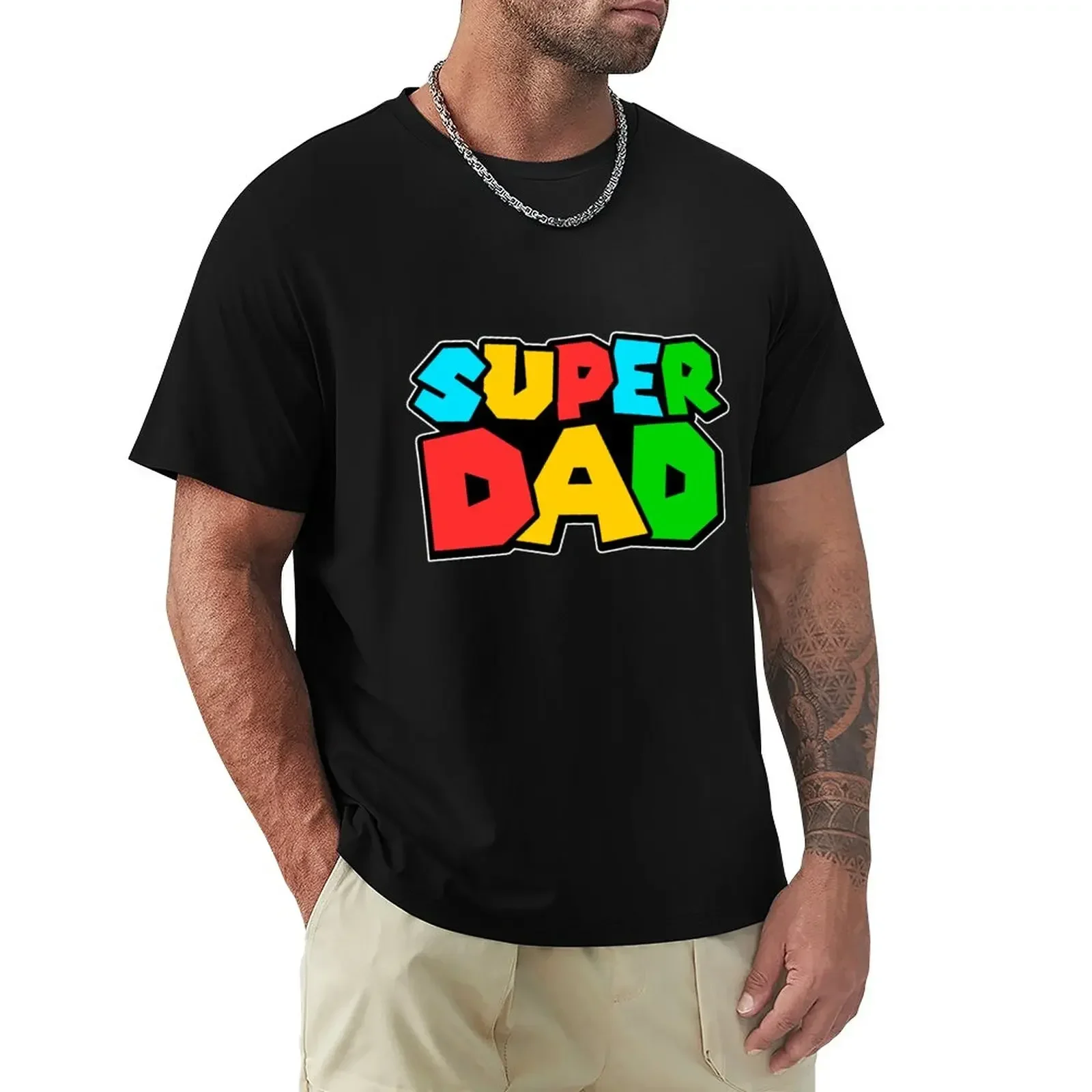 SUPER DAD T-Shirt new edition t shirt sweat shirt plain black t shirts men