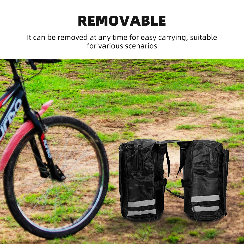 Rücksitz-Gepepptasche، متعددة الوظائف Fahrradsatteltasche، Große Kapazikot Fahrraddrager-Hecktasche، Wasserdicht