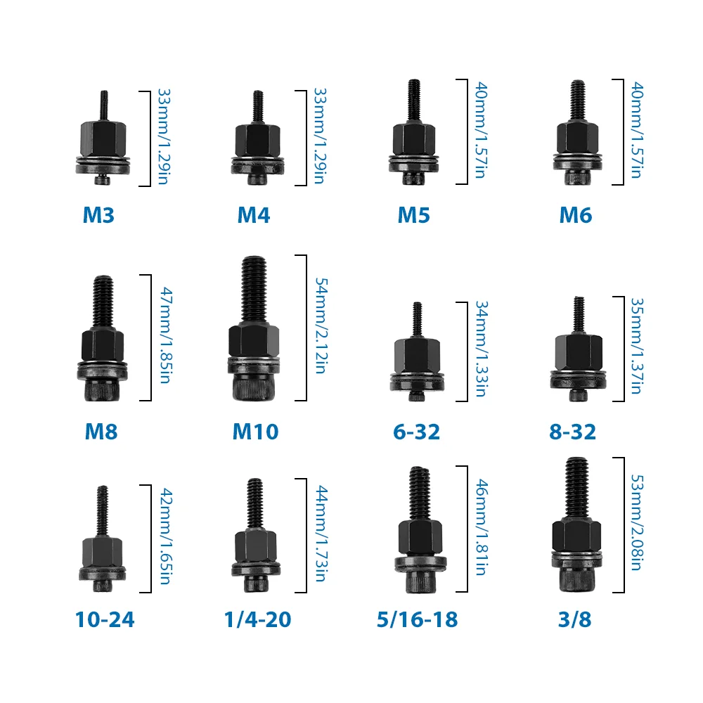 Rivet Nut Tool Hand Rivet Nut Gun Head, Nut Riveting Tool Accessories Rivet Nut Adapter Hand Tool for M3 M4 M5 M6 M8 M10 Riveter