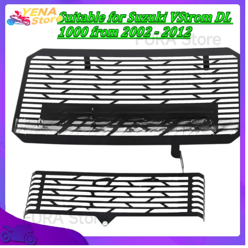 

Motorcycle radiator guard grille cover protector water tank guard accessory suitable for Suzuki VStrom DL 1000 from 2002 - 2012