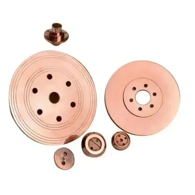 Seam Welding Spare Parts Weld Wheel Copper Alloy Resistance Welding Wheels CuCrZr Round Electrode Disc for Seam Welder