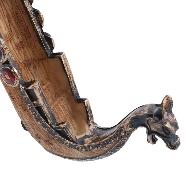 Dragon Boat Incense Stick Holder Burner Hand Carved Carving Censer Ornaments Retro Incense Burners Traditional Design