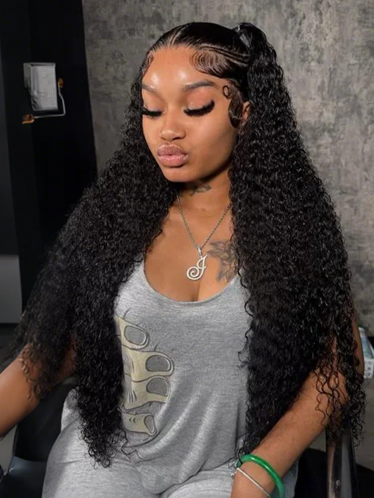 

36 42 Inch Curly Human Hair Wig 13x6 Deep Wave Frontal Wig 13x4 Hd Lace Frontal Wig Water Wave Lace Front Wigs For Black Women
