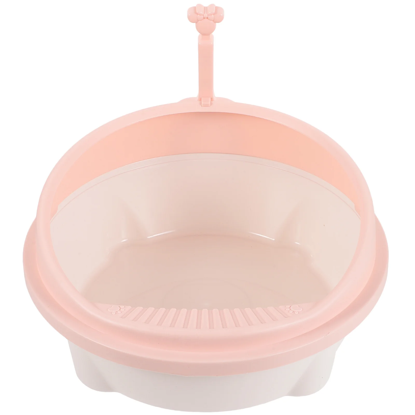 

1 set Semi-Enclosed Cat Litter Box Large Capacity Anti-Splash Breathable Design For Kitten Pet Toilet Household Bathroom Balcony