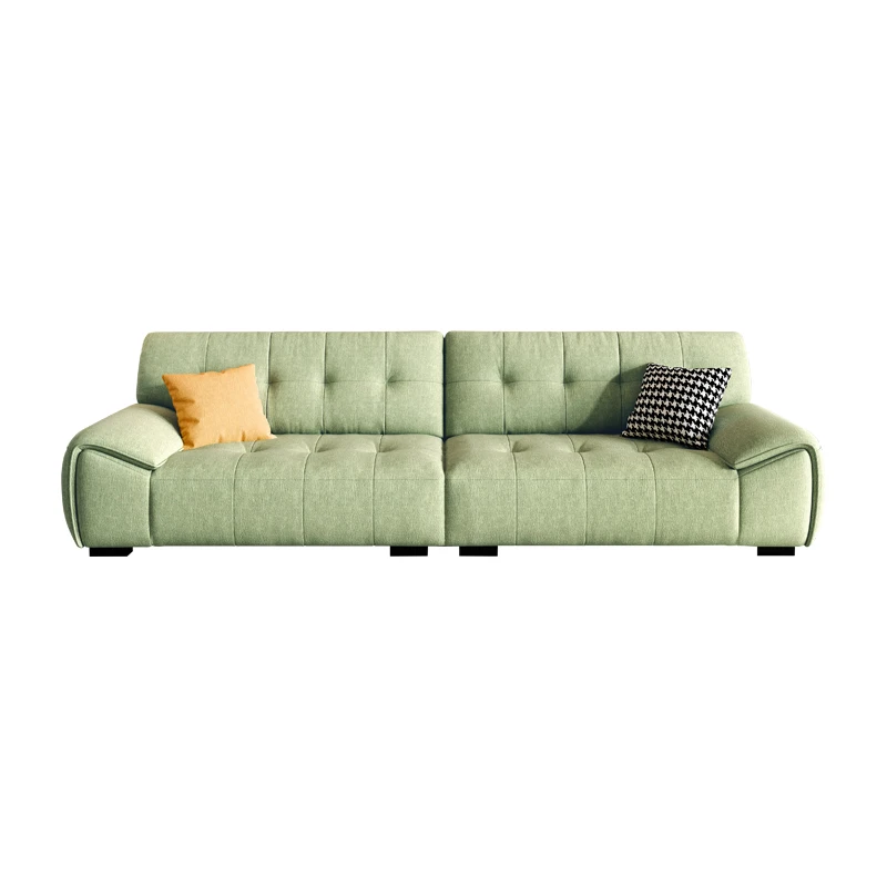 

For Memory Foam Green Living Room Sofa Washable Villa AntiSlip Fluffy Cloud Living Room Sofa Single Floor Canape Salon Furniture