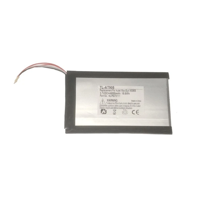 New MLP5070111 3.7V 5000mAh Lithium Battery for Autel MaxiTPMS TS608 Scanner Car Motor Fault Diagnostic Tool
