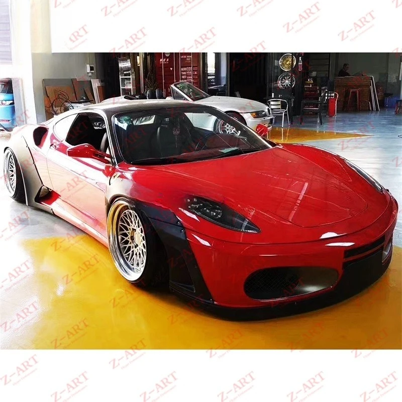 Pro Grade Wide Aerodynamic Body Kit Front Lip Side Skirts Rear Chin Spoiler for Sports Coupe Off-Road
