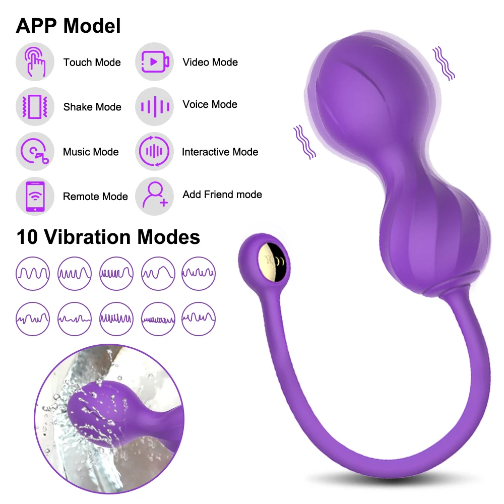 Kegel Vaginal Ball Postpartum Recovery Exerciser Pelvic Floor Muscle Trainer Perineal Tightening Sex Toy Female Vagina Geisha