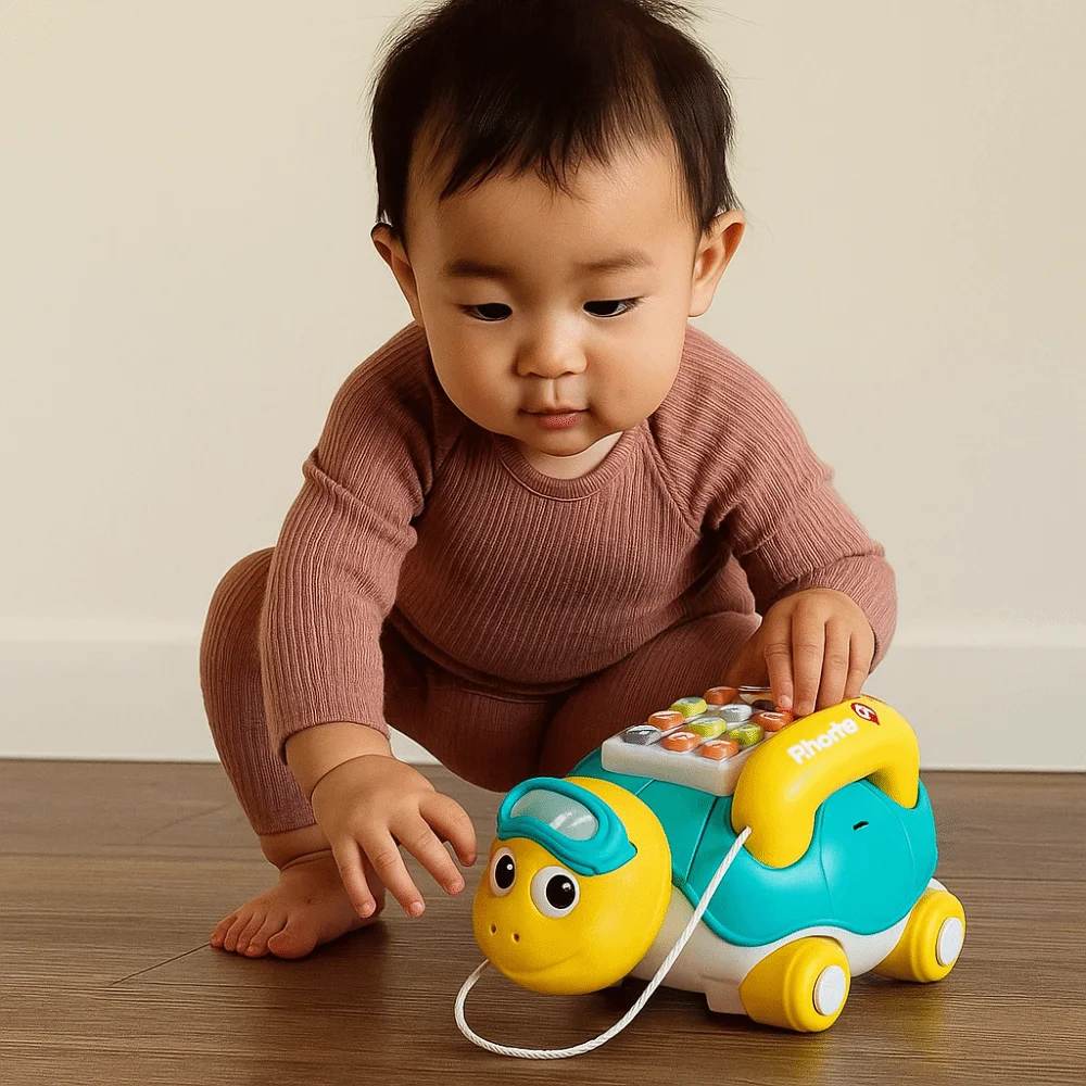 ABS Muzikale Schildpad Kruipen Babyspeelgoed Simulatie Puzzel Babypiano Muziek Licht Speelgoed Muziek Stem Multifunctioneel