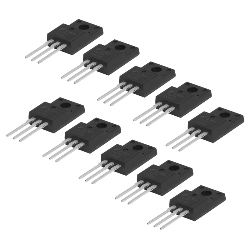 10Pcs N- Channel Power MOSFET 5N60 Low Gate Charge 4.5A 600V