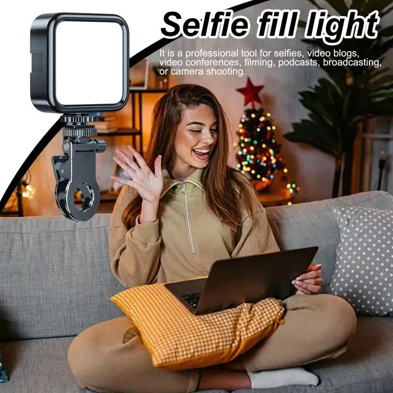 Phone Selfie Light Selfie Light With 3 Levels Phone Clip On Light Adjustable Soft Lighting For Phone Makeup Vlog Laptop Live