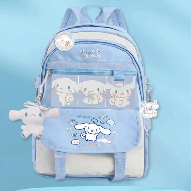 Plecak Select Cinnamoroll Tornister Uczniowie szkół średnich Duża pojemność Kreskówka Plecak podstawowy Kawaii Cute