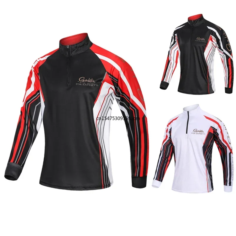

long sleeve stand collar fishing clothing cycling Face Neck sun protection quick dry ice silk breathable hiking shirts