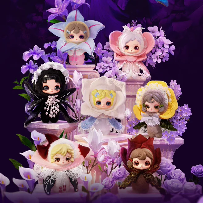 

Коллекционные плюшевые куклы-фигурки Softopia Viora из серии «Сезон без цветов» в закрытой упаковке, милые коллекционные фигурки-подвески, подарок на день рождения для девочек