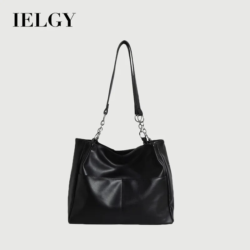 IELGY korean style women\'s high-end foreign style large capacity shoulder bag