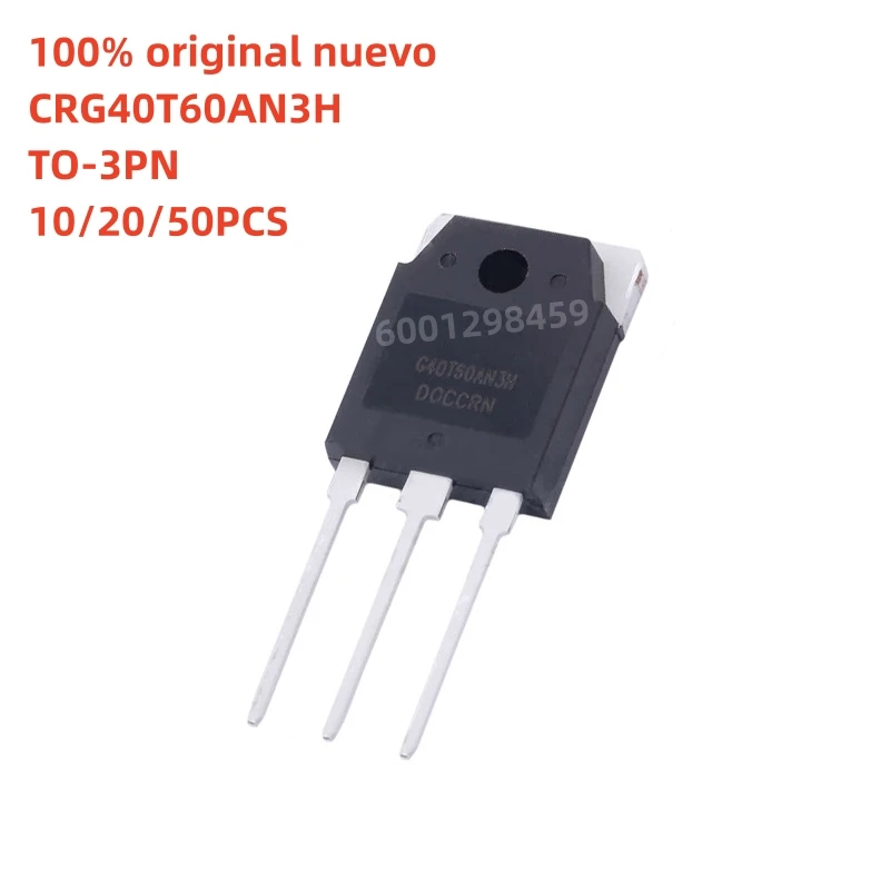 100% original novo 10pcs-50pcs  CRG40T60AN3H  G40T60AN3H 600V 40A 280W TO-3P IGBT  transistor