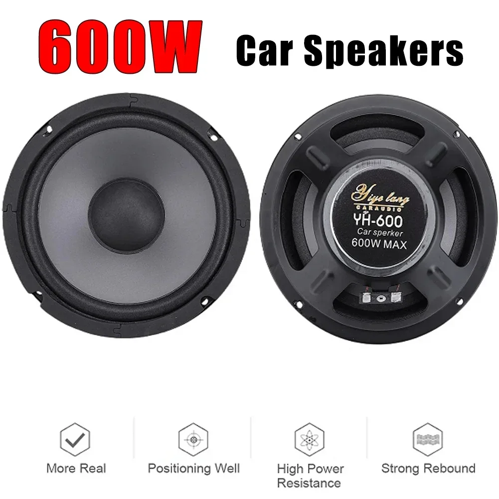 1PCS Auto Lautsprecher 600W 2-Wege Fahrzeug Tür Auto Audio Musik Stereo Subwoofer Full Range Frequenz Automotive lautsprecher