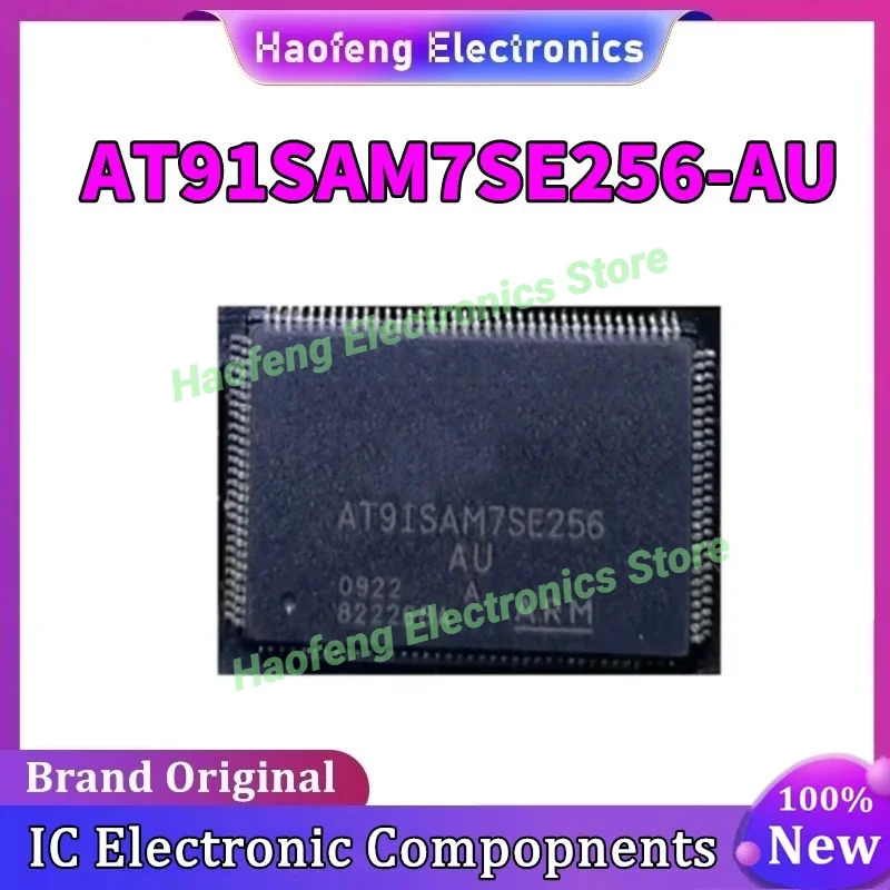 New Original AT91SAM7SE256-AU QFP-128 chip IC Integrated Circuits in stock