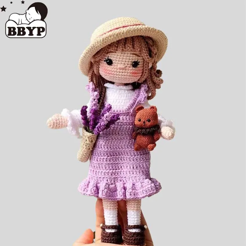 

Handmade Knitting Doll Doris doll Crochet Dolls For Home Accessories Craft Toy Ornaments