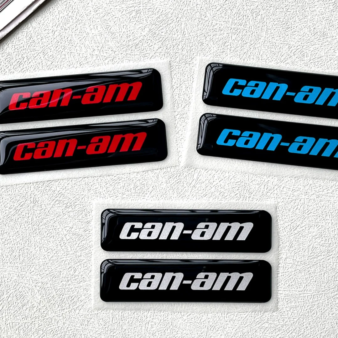 3D Gel Decal Epoxy Sticker Strips Warteproof Badges For BRP Can-Am Outlander Electric Spyder Ryker Canyon Commander Origin/Pulse view 5