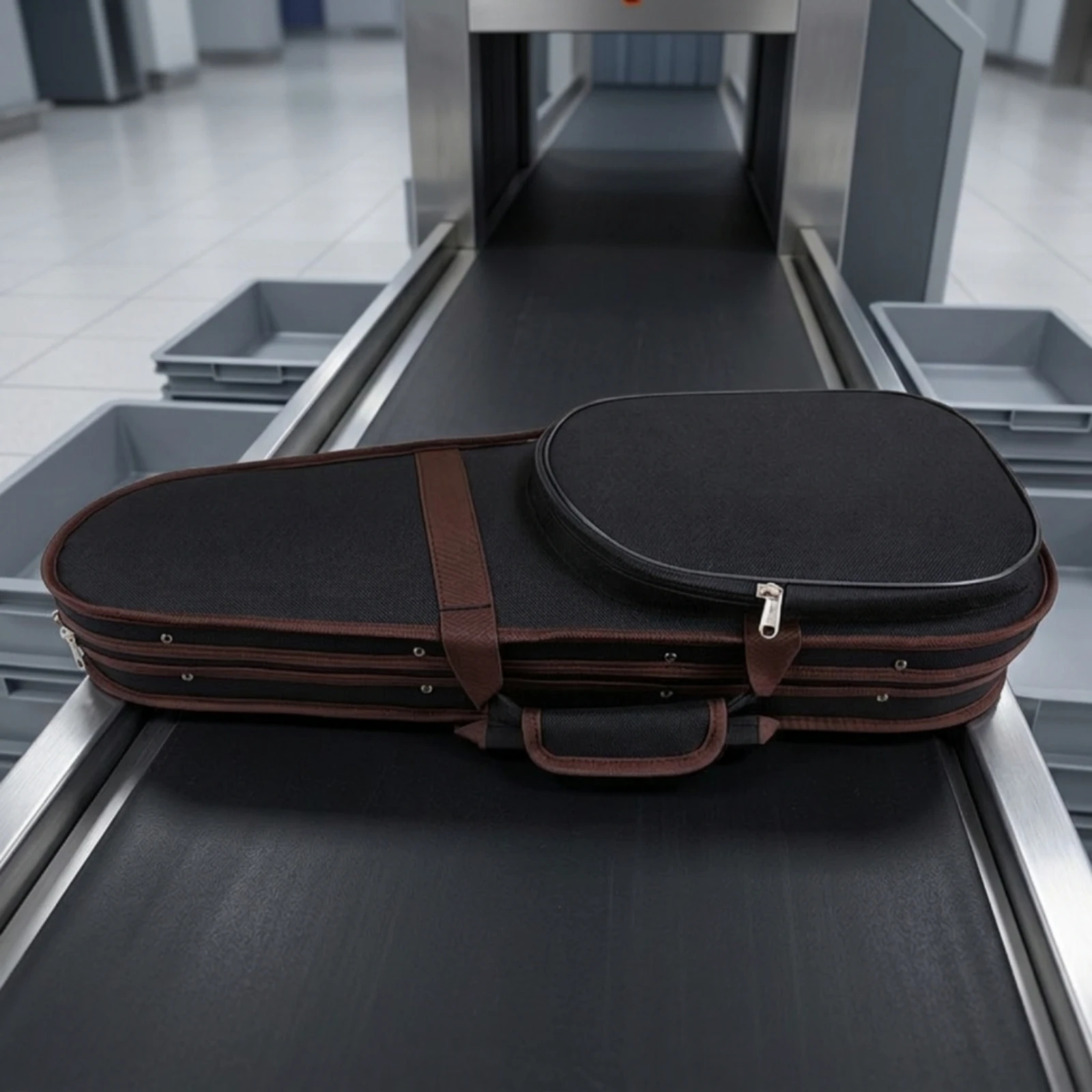 4/4 Violin Case Lightweight Violin Case with Backpack Straps Luggage Travel-Ready Portable for Musicians, Rehearsals