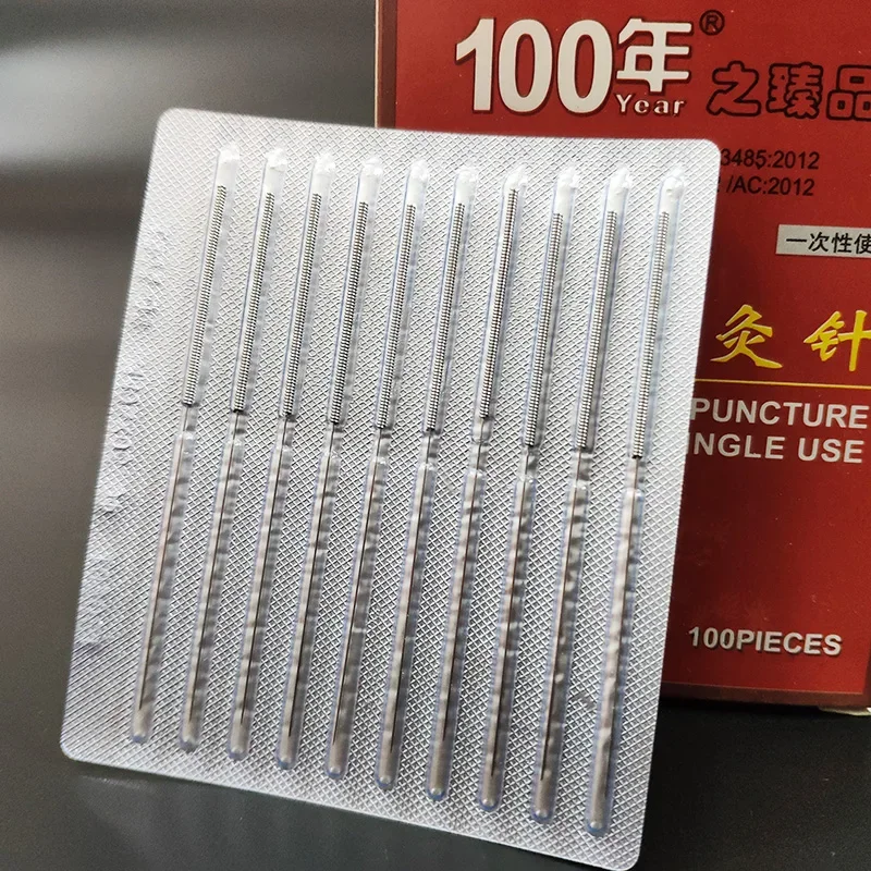 10 Box Huaqiu Acupuncture Dry Needle 1000 Pcs Sterile Disposable Stainless Steel 0.25*40mm Facial Body Beauty Massage Slimming