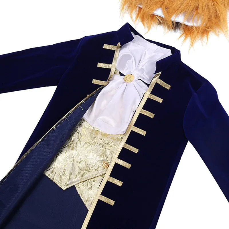 Anime Beauty and Beast Jacket Robe Halloween Role Playing Top Halloween Performance Costume