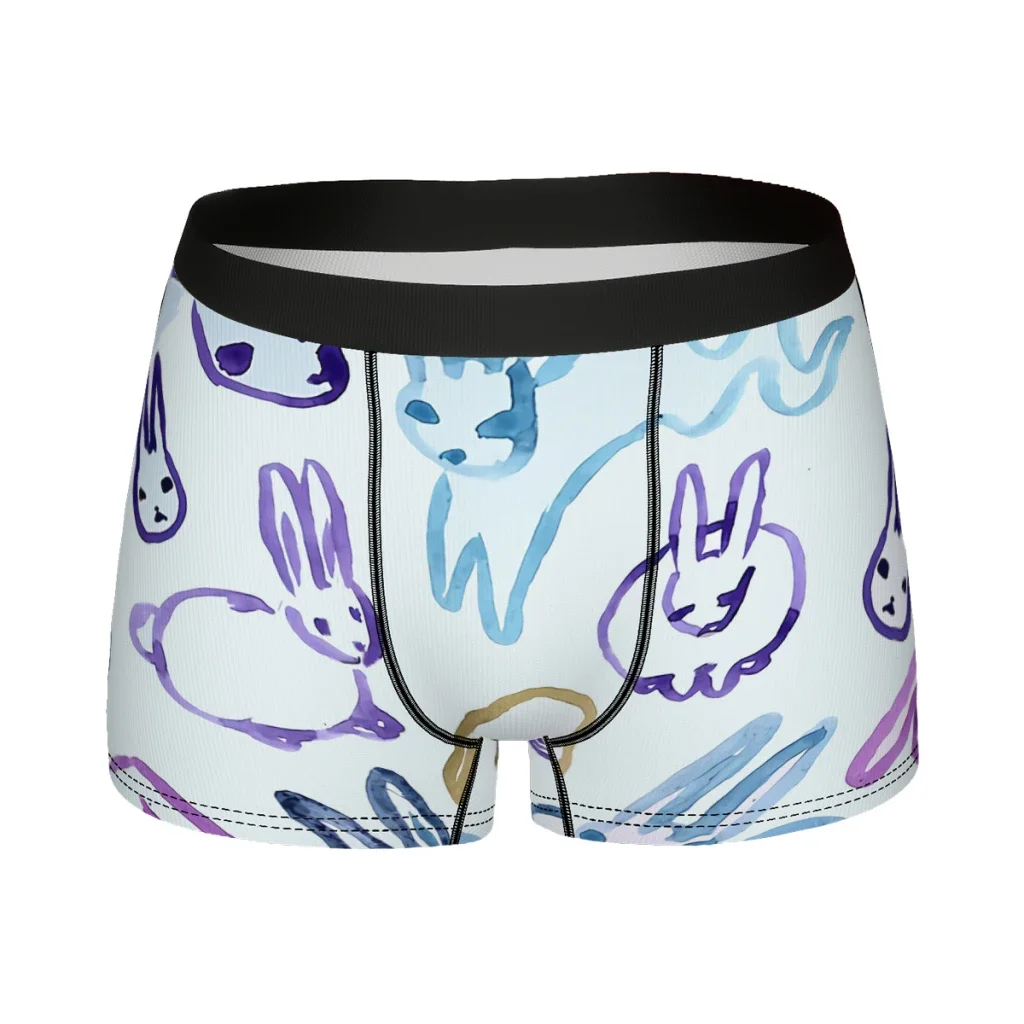 Bunz Rabbit Underpants Cotton Panties Men's Underwear Print Shorts Boxer Briefs