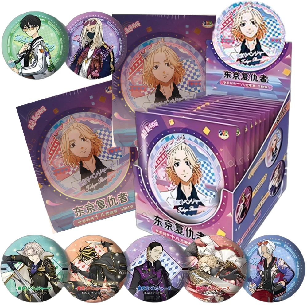 

Tokyo Revengers Peripheral Badge Cartoon Character Pins Chifuyu Matsuno Keisuke Decorative Clothes Gifts for Fans Collection