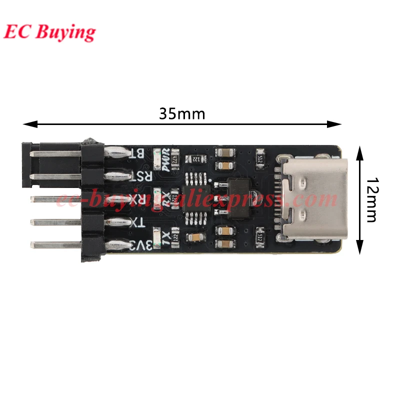 1-20 stücke ESP32/STM32/ESP8266 CH340X USB zu TTL Serial Port Automatische Programm Download Brenner MCU Chip GD32/APM32/CKS32/AT32 IDE – Detail 2