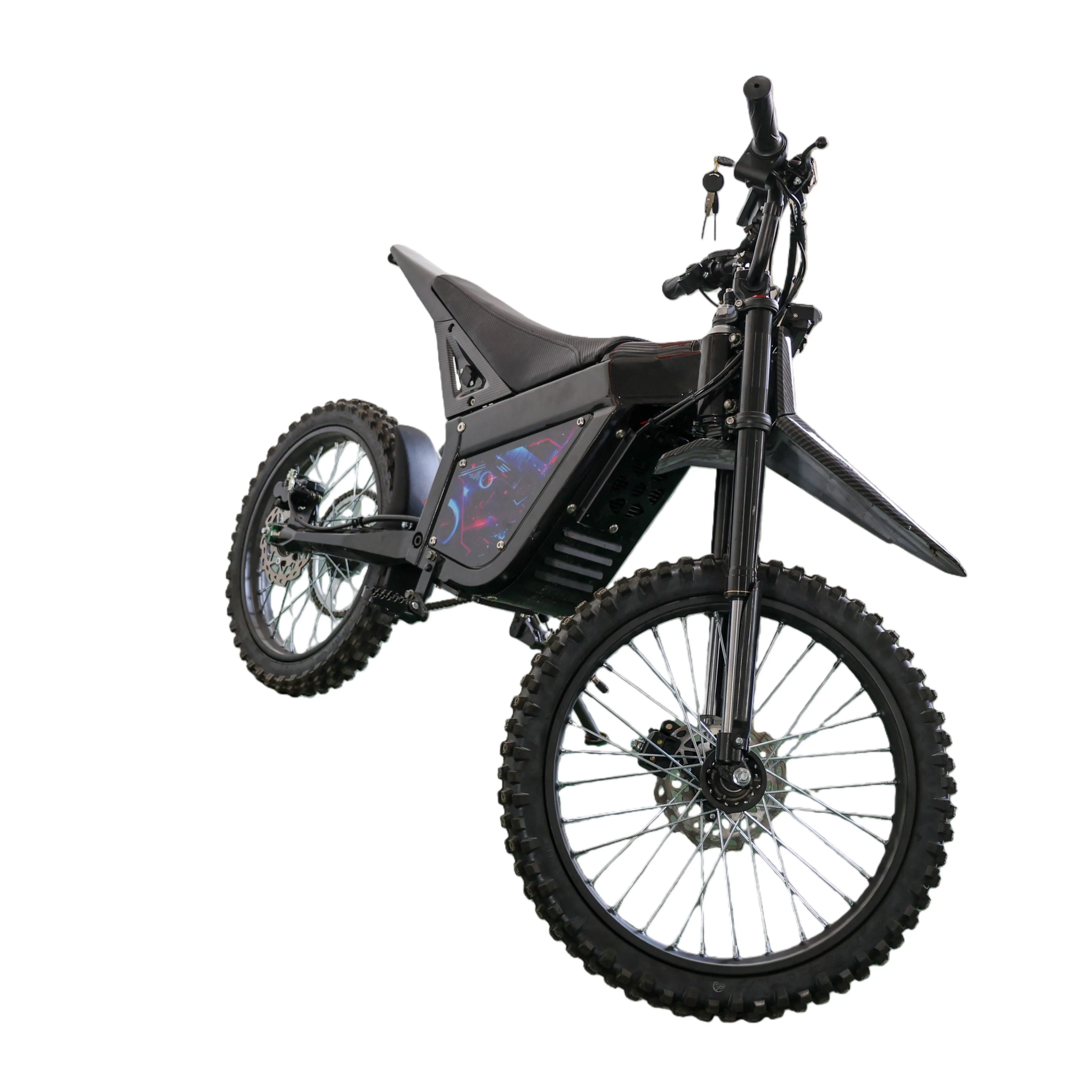 

ForHigh Quality Off-Road Electric Motorcycle With Aluminum Frame Full Suspension 65km/h Max Speed 60V For Adults