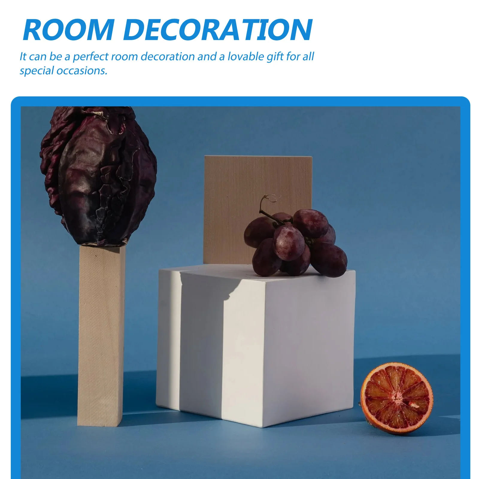

8pcs Geometric Photography Props Three-Dimensional Foams Stereo Cubes Creative Home Supplies Decorative Solid Ornaments For