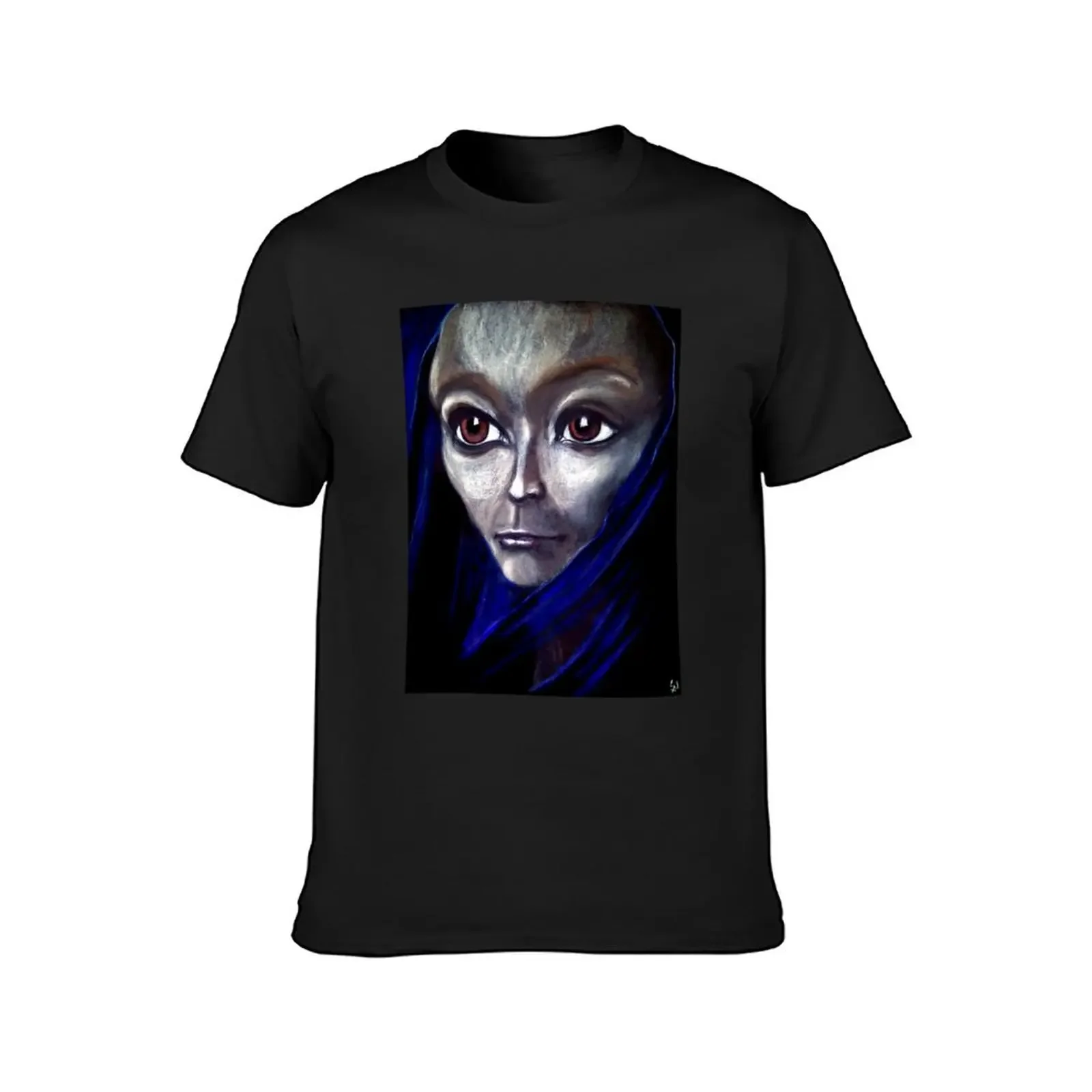 Jrooti's Blue Silk Scarf T-Shirt kawaii clothes custom t-shirts baggy shirts mens workout shirts