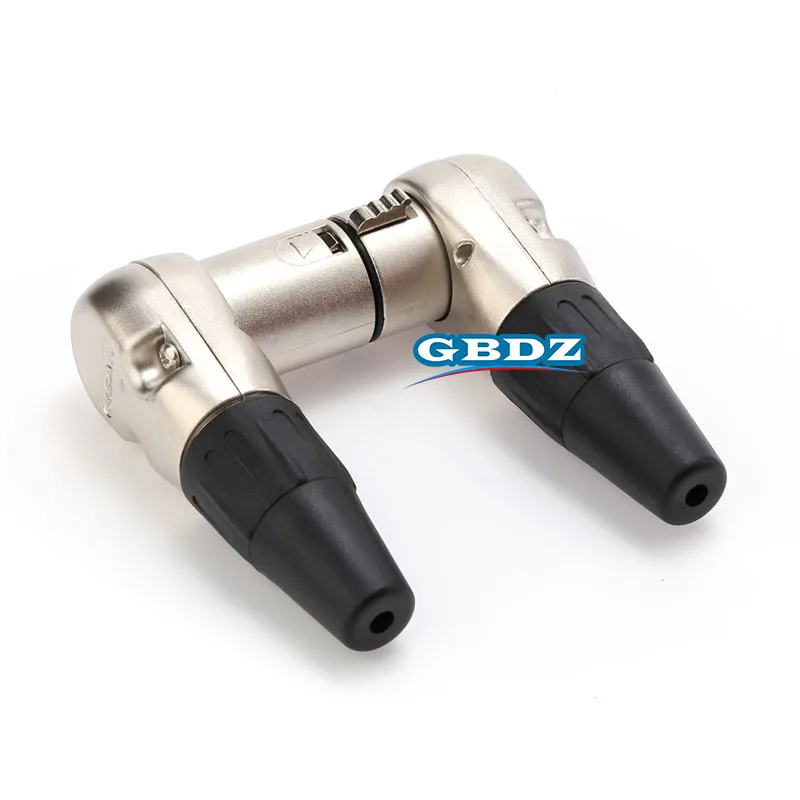 Neutrik RC4MR/RC4FR 4-adriger 90°-Biegeanschluss ° XLR Symmetrischer Stecker R Audio XLR Lötanschluss – Detail 4