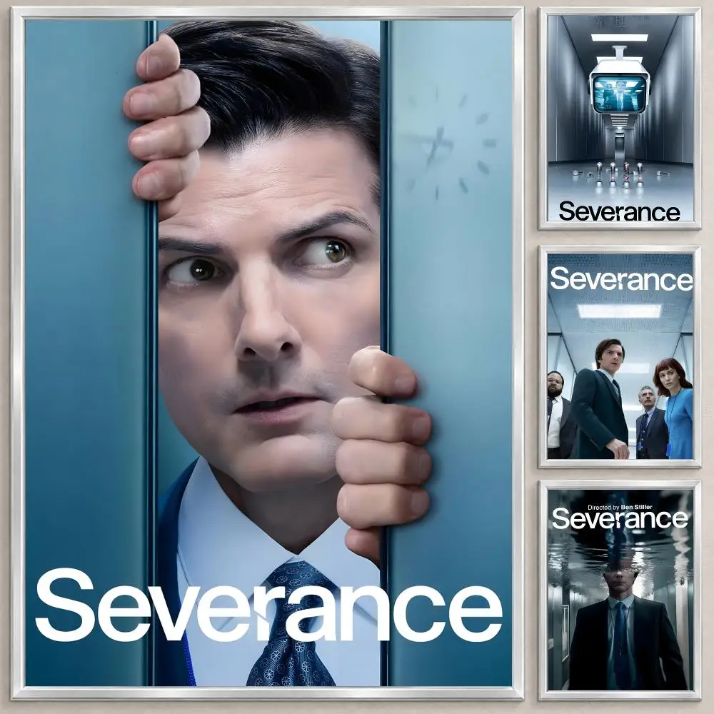 TV Series Severance Poster High Definition Stickers, Wall Decals for Bedroom Living Room, Home Art Decor