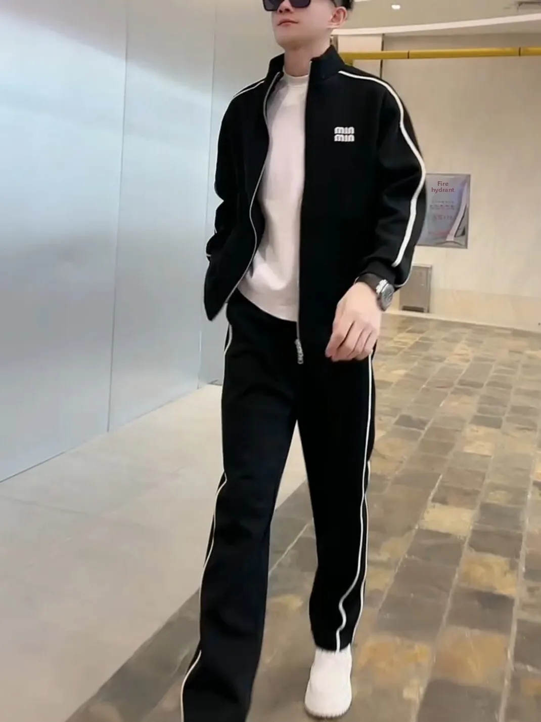 

Весенне-осенний новый модный спортивный костюм-двойка с длинными рукавами, повседневная мужская одежда Netie Sli Haome Trendy