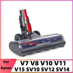 Wymienna głowica czyszcząca z turbo włosia do odkurzaczy Dyson V7 V8 V10 V11 V15 SV10 SV12 SV14 z 5 diodami LED