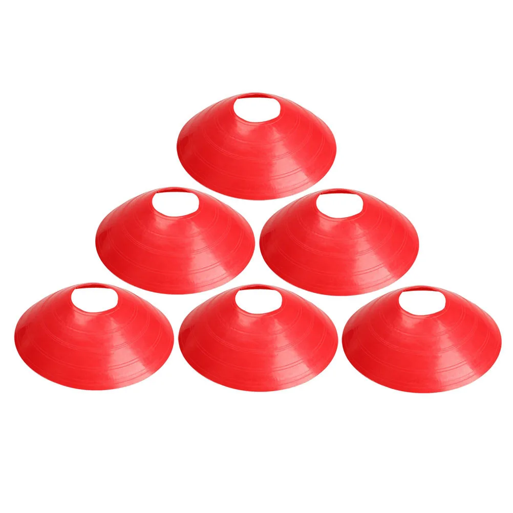 

Soccer Cones for Training Mini Disc Set Field Markers Tray Flat Spot Child