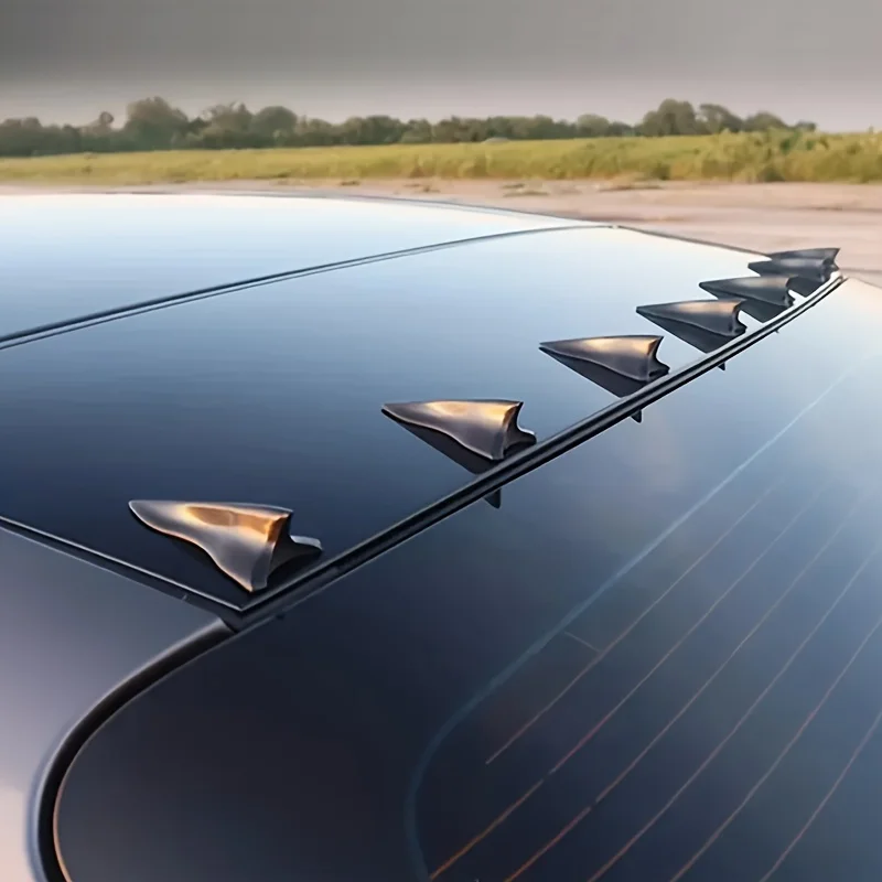 

Декор на крышу из углеродного волокна, черный плавник акулы — стильная защита бампера для улучшенной эстетики автомобиля