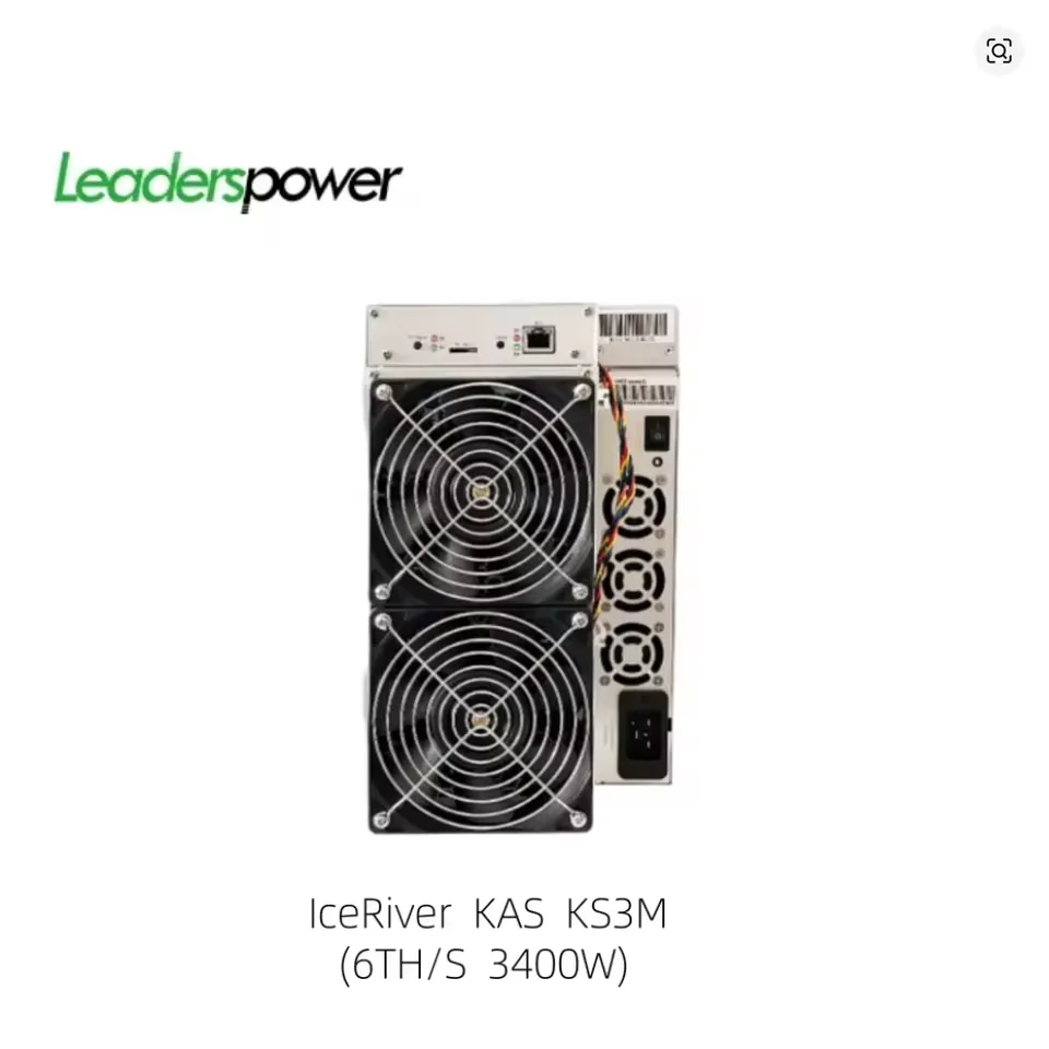 

IceRiver KAS KS3M 6TH/S 3400W/h KAS Coin Kaspa Mining Machine - KHeavyHash Algorithm