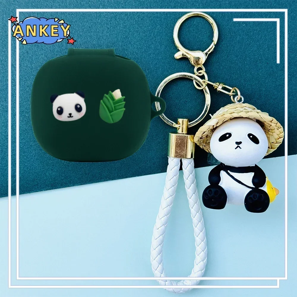 Custodia per Soundcore P30i / R50i NC Silicone Lovely Panda Earbuds cuffie protettive morbide