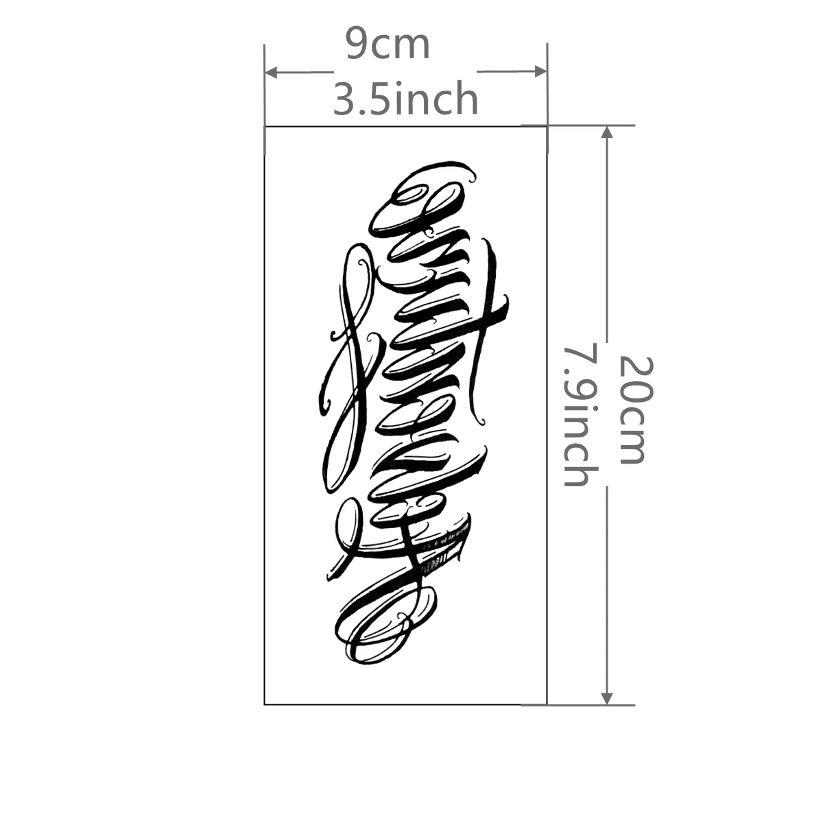 1 Sheet Carpe Diem Tattoo Sticker Waterproof Lasting Temporary Tattoo