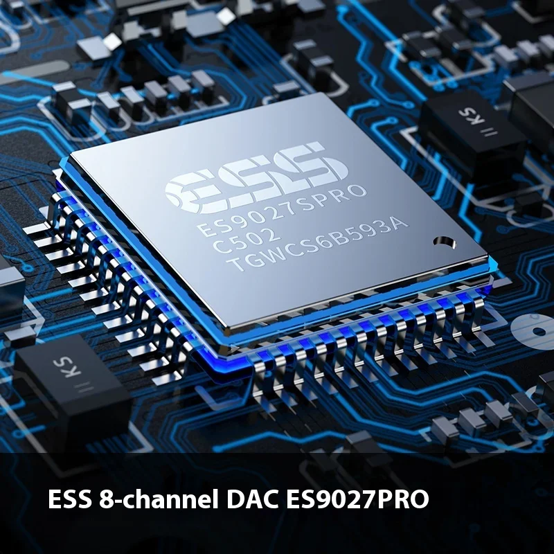 FiiO QX13 Portable Earphone AMP 8 Channel DAC ES9027SPRO Decoder 1.99“ Screen 3 Support 768KHz/32bit DSD512 MQA HIFI Amplifer