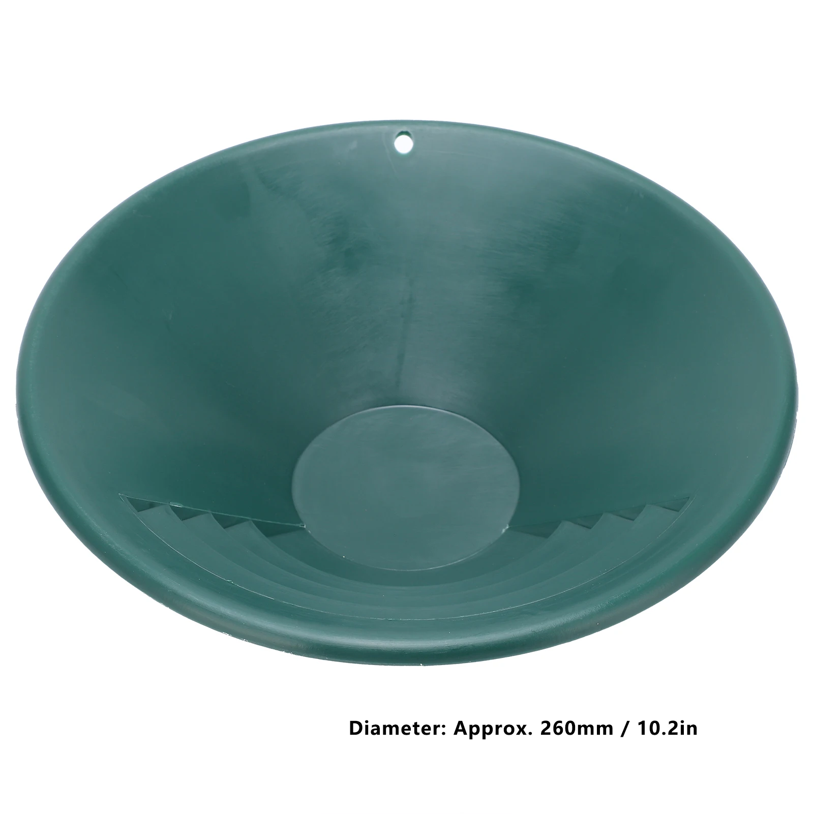 260mm Gold Panning Pan ABS Gold Sifting classificatore lavaggio setaccio vassoio accessorio verde