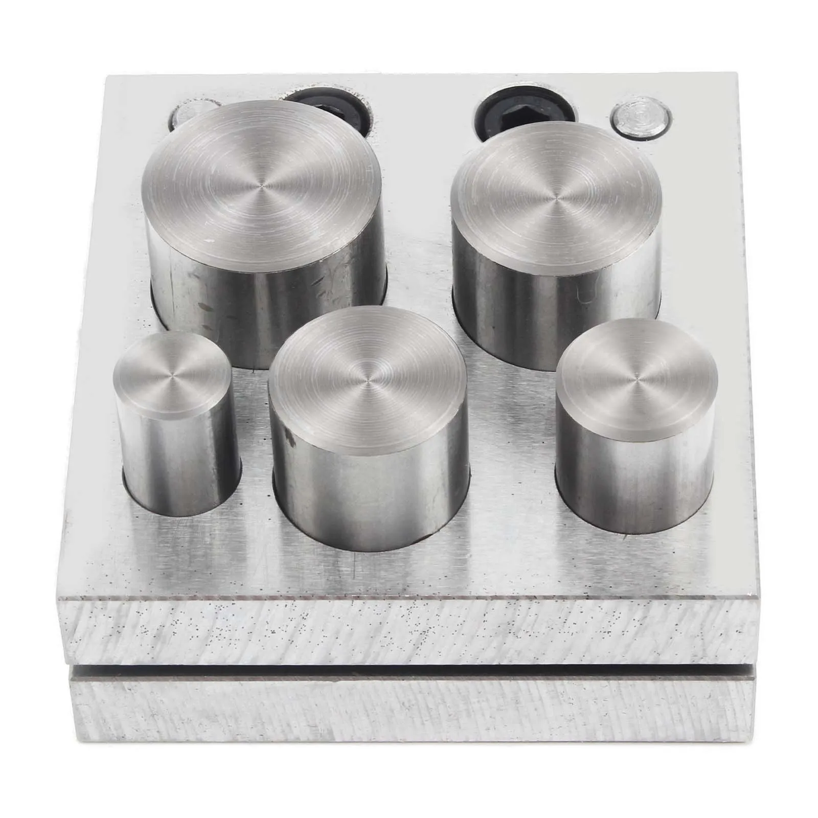 Jewelry Disc Cutting Tool Set for Metal Sheet Punching and Circle Forming, Round Cutter Kit for Pendant and Charm Making