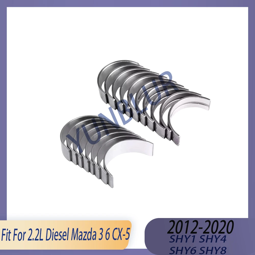 STD Engine Parts Main & Connecting Rod Set Fit 2.2 L SHU1 SHY4 SHY6 SHY8 Diesel For 13-19 Mazda 3 12-20 Mazda 6 12-18 Mazda CX-5