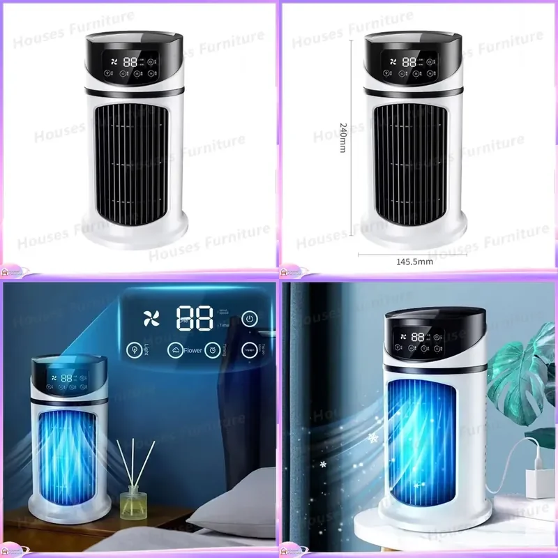 Portable Air Conditioner Small Smart AC Unit Dual Purpose Mobile Cooling Fan Household Appliances Mini Split Type Personal