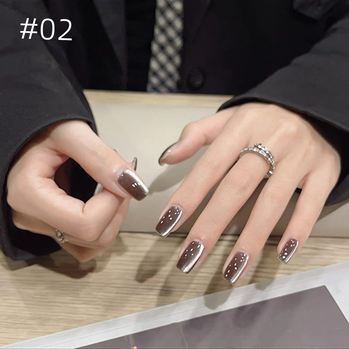 MIANEL 10ML 秋ネイル デザートスモークシリーズ キャッツアイジェルネイルポリッシュ 2025年新作 ブラウンベース ブルーグリーン フラッシングキャッツアイネイルポリッシュ