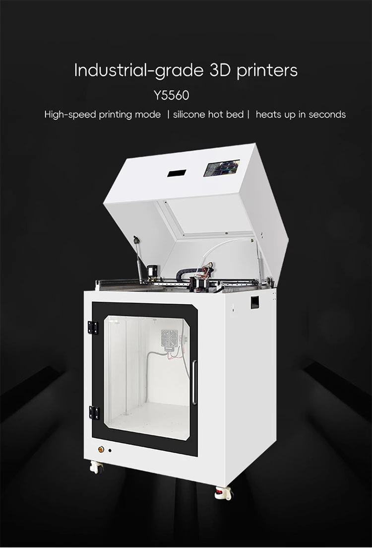 Industrial-Grade High-Temperature 3D Printer Y5560 320-degree High-Speed Nozzle New Condition Supports PLA Material