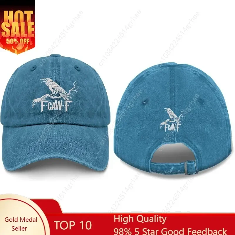 

F CAW T Hat for Boyfriends Washed Distressed Baseball Caps